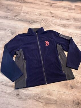 Vintage Boston Red Sox Full Zip Fleece Jacket Men’s Size Large MLB